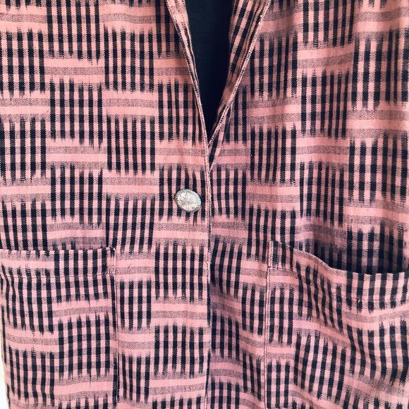 Vintage cotton oversized blazer - Picture 10 of 12